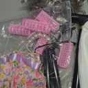 EBYTOP 2023 Old Lady Costume for Kids Granny Dress Halloween Accessories for Girl (Small(5-7yr), Set 1-wh)