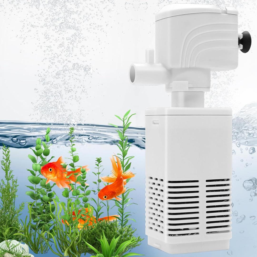 Aquarium Filter - Fish Tank/Turtle Tank Pumps & Filters for 50 to 150 Gallon Tank, Adjustable Oxygenation Amount and Direction (20W for 50~150 Gallon (Medium Sized )