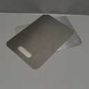 Stainless Steel Cutting Boards for Kitchen for Kneading, Meat, Fruit, Vegetables, Double-Sided Food Grade Cutting Board, 13x9.3 Inch, 2 Packs