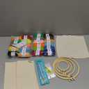 Woohome Punch Needle Kit Included Plastic Hoops, Punch Needle Cloth, Color Yarn and Punch Needle Tools for Adults, Beginners (18PCS Starter Kits)