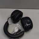 PROHEAR 037 Bluetooth 6.0 Hearing Protection Headphones with Rechargeable 1500mAh Battery, 30dB SNR Safety Noise Reduction Ear Muffs 120H Playtime for Mowing, Workshops, Snowblowing - Black