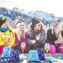 Capoda 86 Pcs Winter Party Favors Birthday Supplies 12 Snowflake Drawstring Bags 12 Silicone Bracelets 12 Keychains 50 Stickers for Christmas Winter Party Supplies Holiday Gifts Goodie Bag Stuffers