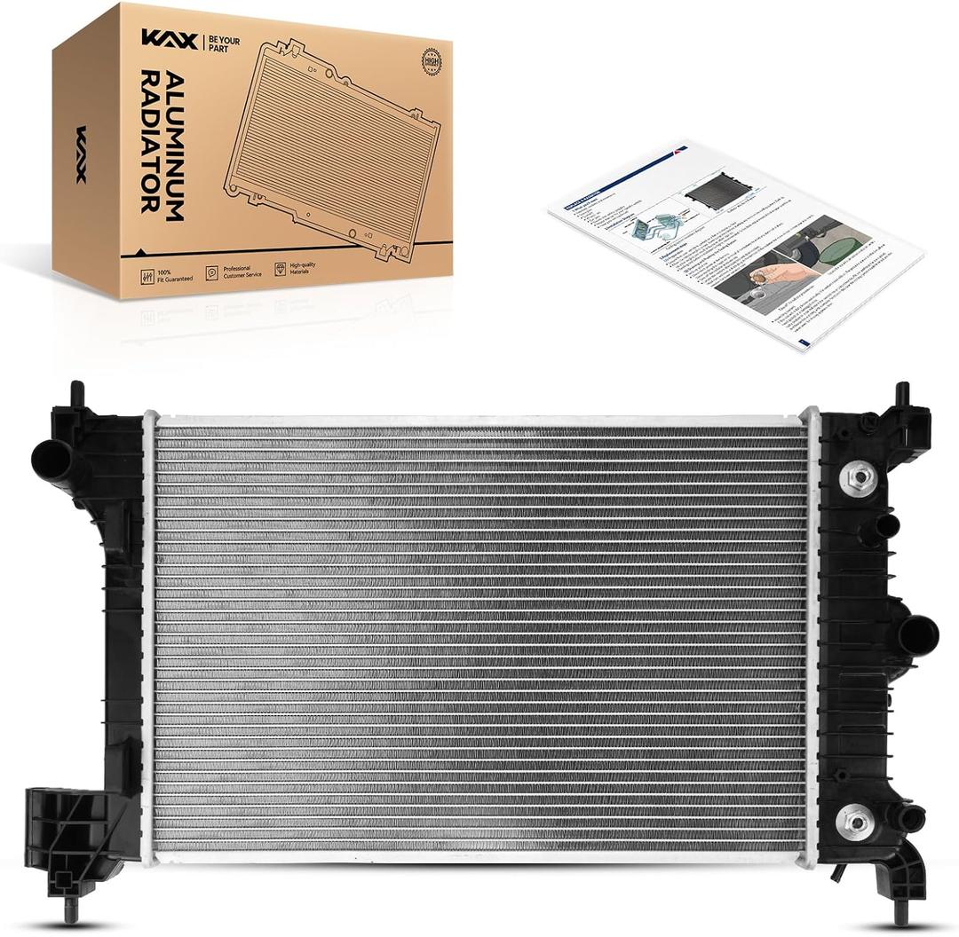 KAX CU13247 Car Engine Radiator, Compatible with 2012-2016 2018 Sonic 1.8L