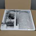 Floor Lamp with Linen Shade, Dimmable Tall Standing Lamp with Remote Control & 3 Color Temperatures, Modern Floor Lamps for Living Room Bedroom Office Corner, 9W LED Bulb Included (Beige)