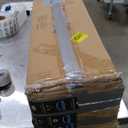 Corner Bookshelf with LED Light Strips & 4 Fabric Drawers, 5-Tier Convertible Corner Shelf with Display Shelf, Large Wood Industrial Bookcase for Living Room, Bedroom, Home Office, Black