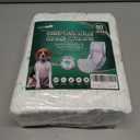 IMMCUTE Dog Diapers Male Small 50 Ct, Male Dog Diapers Disposable with Wetness Indicator, Adjustable Puppy Diapers Male, Flashdry Gel Technology, Male Dog Wraps for Incontinence & Marking