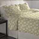Pointehaven Flannel Oversized Duvet Set, Full/Queen, Snow Flakes