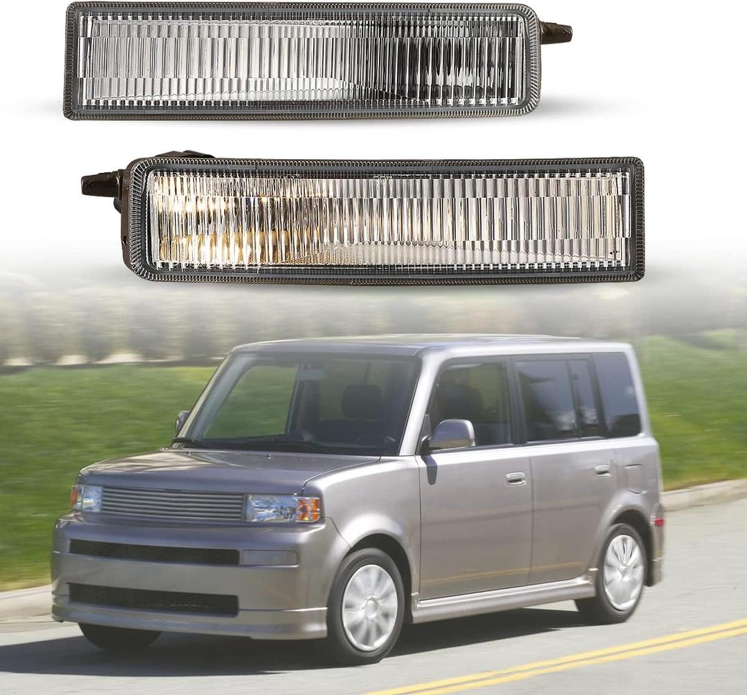 Fog Light Fit for 2003-2007 Scion XB, OEM Bumper Driving Fog Lights Lamps Replacement, 2 PCS Yellow Lens With Bulbs - 9006 12V 55W + Switch NIXON OFFROAD