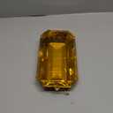 Regency International 9" Acrylic Emerald Cut Precious Gem Ornament, Copper
