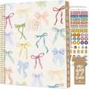 bloom daily planners 2026-2027 Planner (8.5 x 11") 13 Month Academic Year Organizer (July 2026 - July 2027) - Weekly & Monthly Agenda Book with Stickers & Tabs - Bows