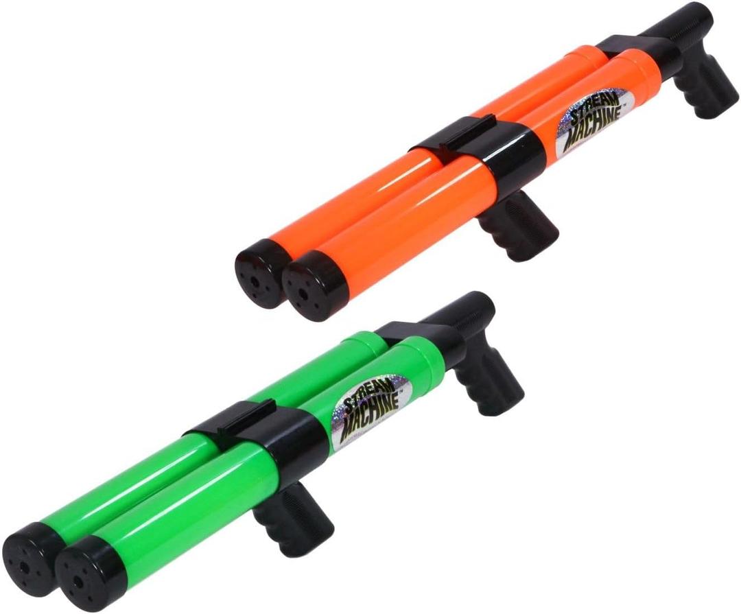 Stream Machine DB-1500 Water Blaster 2 Pack, Water Gun Squirt Gun Set, Hydrobolic Water Launcher, Shoots Up to 70 Feet, Easy Fill for Pool, Lake, Ocean & Beach, Ages 8+