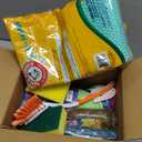 Dorm Room All Inclusive Kitchen Cleaning Kit comes with Dish soap, Sponges, Soap Hand Wash & More