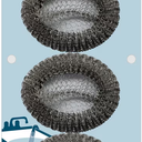 Stainless Steel Washing Machine Lint Traps: Washer Hose Lint Remover with Cable Ties 6