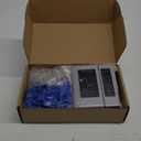 Wakhow RJ45 Crimp Tool Kit, Ethernet Pass Through Crimper, Network Cat5 Cat6 Cat7 Crimping Tool Repair Kit Includes Cable Tester, Mini Stripper, Blades, 50Pcs Connectors and Strain Relief Boots