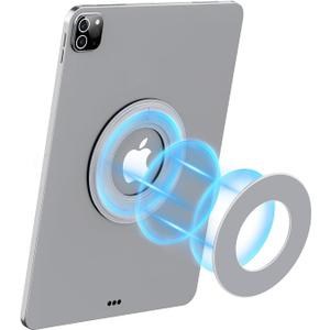 Nillkin iPad Magnetic Mount Stand Shower for Wall Tablet Holder Mount for car Cradle Magnet for iPad Pro M4,Air,10.2, 11th, A16,10th, SnapHold Plus Magnetic Sticker for Home,Office,Fridge (Grey)