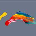 NBEADS Acrylic Paint Palette, Grey Acrylic Artist Palette for Oil Painting Palette Artist Scratch Resistant Easy Clean Up for Precise Color Mixing Watercolor, 11.81x15.74x0.11inch