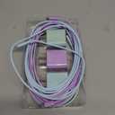 i Phone Charger Fast Charging, 3Pack 60W USB Type C Cable Fast Charging, 10FT Long Charger Cable, Compatible with i Phone 16 15 17,Sannsung Gelaxy S25/S24/S23/S22,Pad,MecBook, More Purple/Blue/Green