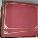 SUNEE Certificate Holders(Burgundy, 30 Packs), Diploma Covers Gold Foil Border, for Letter Size 8.5x11 Certificates, Cardstock, Document Papers