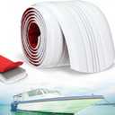Keel Guard for Fiberglass Boats, Self Adhesive Keel Protector for Fiberglass and Aluminum Boats, Easy to Install, Protects Against Rocks and Ramps 5 Inch Width