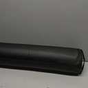 ForPro Full Round Bolster Pillow, Black, Oil and Stain-Resistant, for Massage and Yoga, 6 R x 26 L