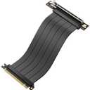 OwlTree Pcie 4.0 Riser Cable, PCIe 4.0 x16 High Speed Flexible Extension 90 Degree Adapter Compatible with 4090 4080 4070 3090 and Pcie 3.0 System 200mm/7.8inch