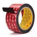 3M Double Sided Tape 2"×16.4ft 5925 Black Mounting Tape Heavy Duty Waterproof Foam Tape Strong Adhesive for RV LED Strip Light Décor
