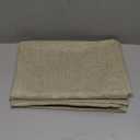 Hiasan Faux Linen Rectangle Tablecloth - Wrinkle and Stain Resistant Washable Table Cloth for Kitchen Dining Room Holiday Table Cover for Party Dinner, Beige, 54 x 80 Inch