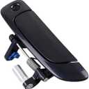 Black No Painted Front Rear Exterior Door Outer Handle Compatible with Honda Civic 2001 2002 2003 2004 2005 (Front Left)