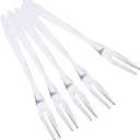 4 PCS Stainless Steel Ice Tong,Serving Tong Ice Tongs Non-Stick Bread Tongs Serving Tongs with Teeth for Kitchen (S) and 16pcs Stainless Steel Fruit Forks, Stainless Steel Two Prong Forks Bistro Cocktail Forks Tasting Appetizer Forks Set Mini Cake Forks (Fruit-Fork) (stainless steel)