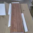 Oakland Living Easy-Lift Queen Murphy Wall Bed in Natural Brown Wood Grain with Shelf