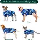 Kuoser Recovery Suit for Dogs Cats After Surgery, Professional Pet Recovery Shirt Dog Abdominal Wounds Bandages, Substitute E-Collar & Cone,Prevent Licking Dog Onesies Pet Surgery Recovery Suit M