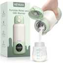 HEYAXA Portable Bottle Warmer Travel, Baby Bottle Warmer with Fast Heating
15oz Capacity ,12000mAh Battery & Fast Charger, Pasteurization for Hygiene, Precise Temp Control, Leak-Proof