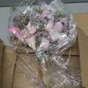 Tulips Hydrangea Calla Lily Artificial Flowers Real Touch Fake Flower for Bridal Bouquet Wedding Bouquet Home Decoration Party (Purple)