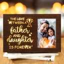 Best Dad Gifts Christmas Gifts for Dad from Daughter, Glowing Daddy Picture Frame with Lights, Bonus Father Step Father Christmas Gift, Cool Birthday Gift for Daddy Who Wants Nothing Husband-4x6 Photo, Pack Of 2
