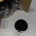 Dandat 24 Pcs 8 oz Plastic Jar Container with Lid and Label Refillable Empty Round Amber PET Cosmetic Sample Slime Containers for Lotion, Cream, Ointments, Body Butter, Makeup, Travel Storage