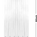 Barossa Design X-Long Shower Curtain Liner with 6 Magnets - 72" x 92", Waterproof PEVA Shower Liner for Bathroom, PVC Free, Metal Grommets - Clear, 72X92