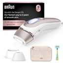 Braun IPL Skin iExpert, at Home Laser Hair Removal, Holiday Gifts for Women and Men with Free App, Vanity Case, Venus Razor, 3 Smart Heads, PL7243