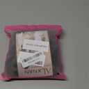 ALXNAN Clip in Long Wavy Synthetic Hair Extension 20 Inch Brown with Highlights 4PCS Thick Hairpieces Fiber Double Weft Hair for Women