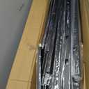 Hand Rails for Outdoor StepsStair Handrail & Indoor Stair Railing KitRailings for Outdoor Steps for Fence & Outdoor Steps (2, Black-with Balusters, 4 Step)