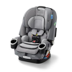 Graco 4Ever DLX 4-in-1 Car Seat, Charlie| Infant to Toddler Car Seat, with 10 Years of Use | Rear-Facing, Forward-Facing and Booster Modes | Safe, Comfortable and Convenient, Manufacturing date: 07/23/2025