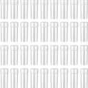 100Pcs 5ML Small Pill Plastic Containers Empty Pill Bottles Sample Bottles Vial Test Tube with Caps by HRLORKC