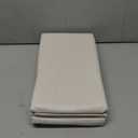 100% Blackout Shield Linen Blackout Curtains for Bedroom 96 Inches Long, Back Tab/Rod Pocket Living Room Drapes, Thermal Insulated Blackout Curtains 2 Panels Set, 50" W x 96" L,Cream