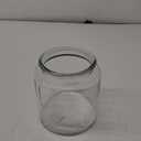 Anchor Hocking 77978 Mini Montana Jar with Brushed Aluminum Metal Cover, Glass, 96-Ounce