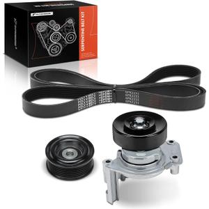 A-Premium Engine Serpentine Belt Drive Kit Compatible with Lexus Cars - LS400 1995 1996 1997-4.0L