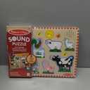 Melissa & Doug Farm Animals Sound Puzzle - Wooden Peg Puzzle with Sound Effects (8 pcs), 2 Pack