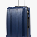 Coolife Luggage PC+ABS Hardshell Suitcase with TSA Lock, Spinner Carry On Lightweight (navy, S(20in_carry on))