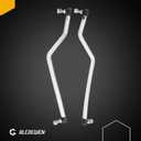 Gledewen Adjustable LH/RH Steering Drag Link Set Fit 436884 & 436885,Compatible with Husqvarna Craftsman AYP Poulan Pro Jonsered Lawn Mower Replace# 532436884 532436885 583513301 & 583513401