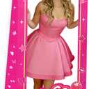 5.2ft Tall Life Size Stand-in Cardboard Cutouts Doll Photo Booth Props for Doll Princess Party Decorations Girls Birthday Party Decor Photoshoot.