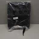 Cute Aesthetic Backpack for Girls Middle School Students Bookbag Teens Solid Color Lightweight Travel Daypack Casual Schoolbag with Coin Pouch,Black