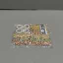 50 Pieces Polka Dot Balloons, 12 Inch Rainbow Balloons, Clear Latex Balloon with Multicolor Dots for Women Men Colorful Birthday Decoration, Party Supplies, Engagement Wedding Party